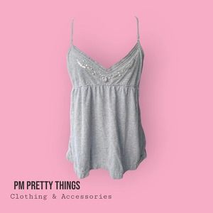 Aeropostale y2k grey babydoll